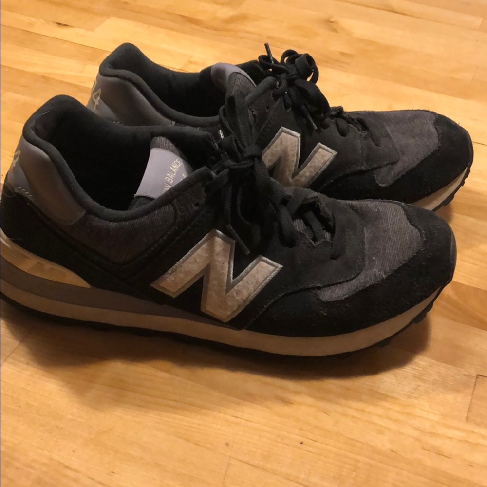 New Balance 574 Sneakers - Navy Blue & Gray